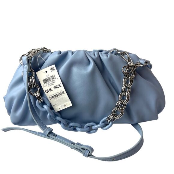 NWT INC INTERNATIONAL CONCEPTS KJ Clutch crossbody light blue - Picture 2 of 6